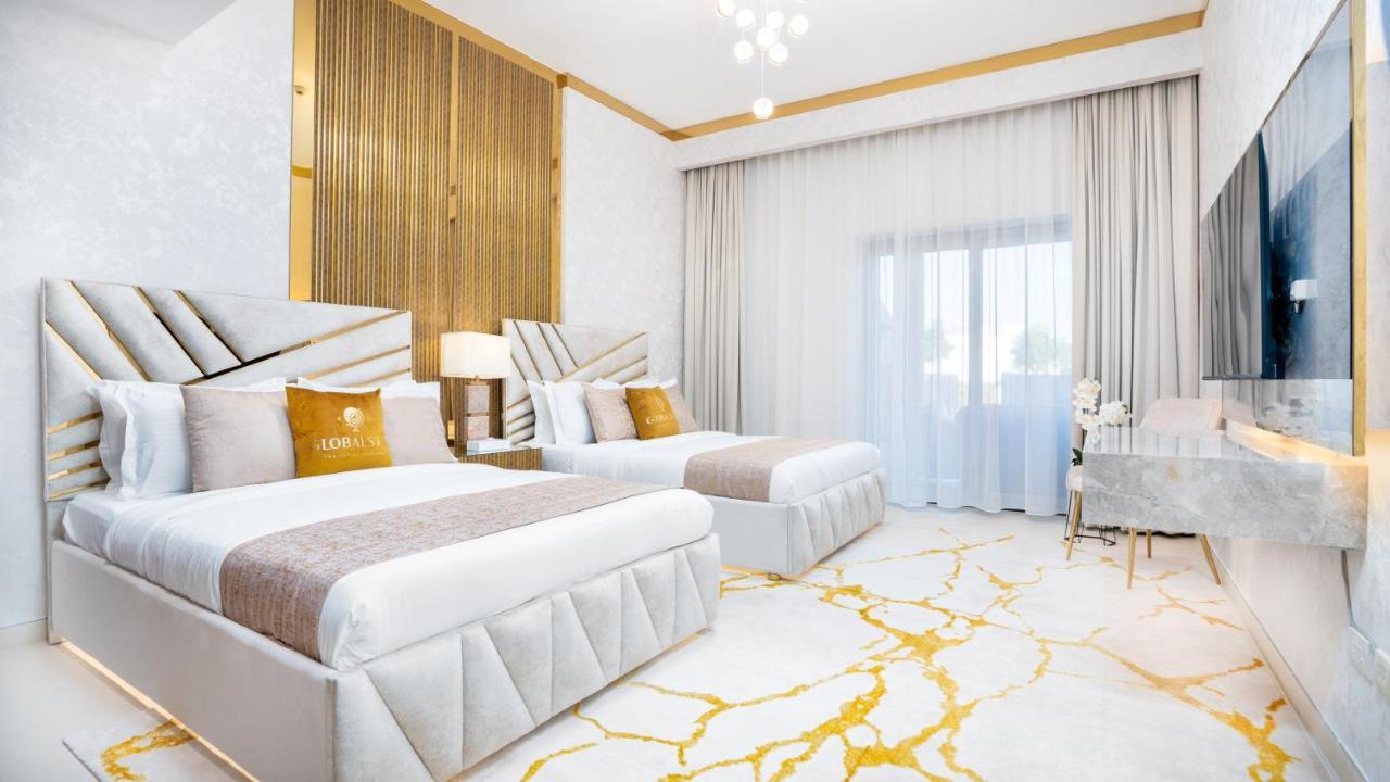 Exclusive Retreat Globalstay'S New 3Br Townhouse With Private Pool Dubai Dış mekan fotoğraf